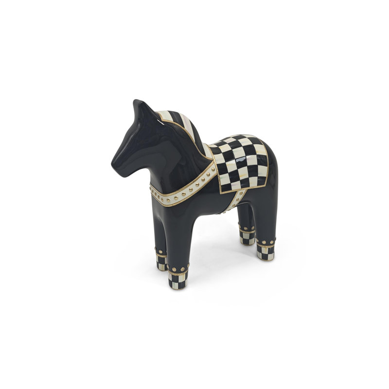 Courtly Large Dala Horse Figurine