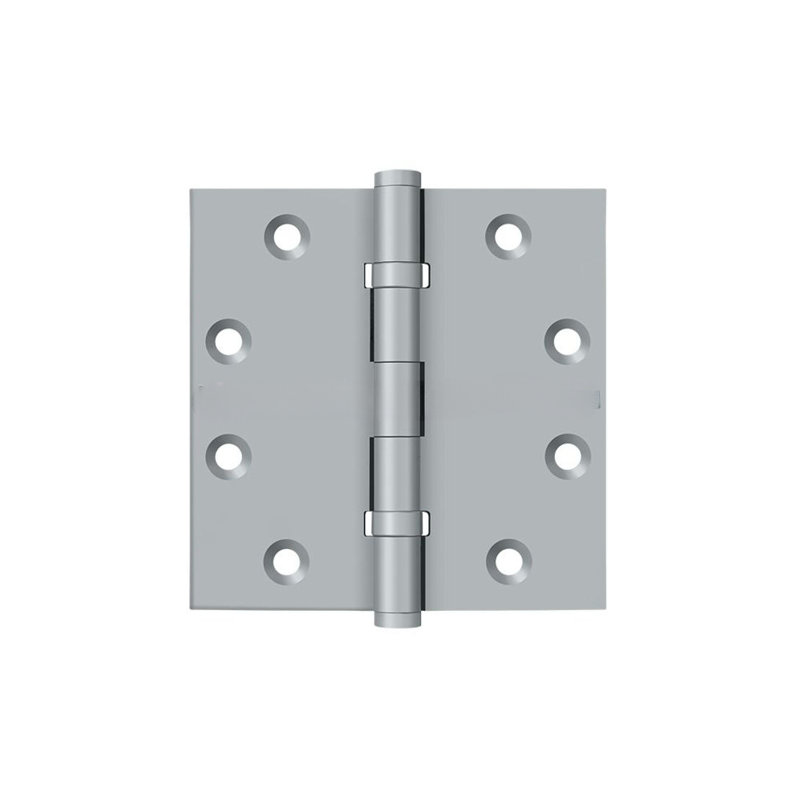 102'' x 102'' Butt Bearing Hinge, Brushed Chrome