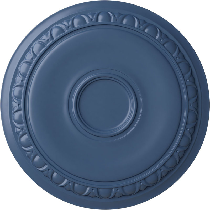 Endurathane Caputo Ceiling Medallion, 24 1/4"OD x 1 1/2"P (Fits Canopies up to 6"), Hand-Painted Americana Finish, Americana