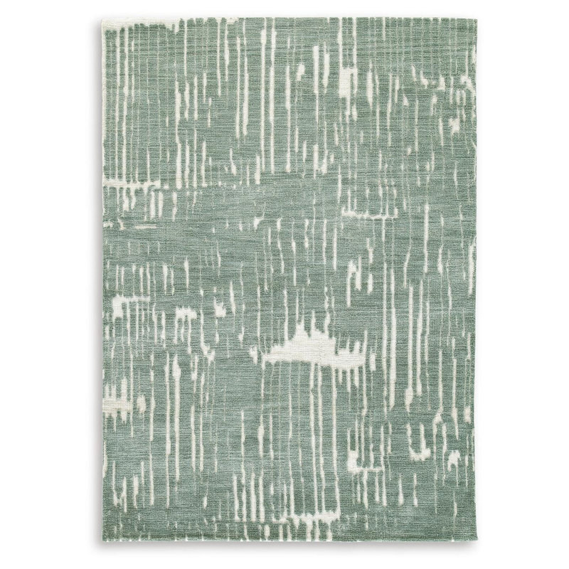 Tapis à motif abstrait rayé Cayo
