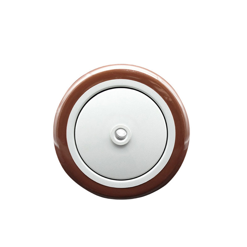 Polyurethane on Polyolefin Casters, Maroon