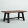 Adam Rustic Industrial Solid Wood Rectangular Coffee Table