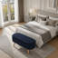 Banc de rangement avec repose-pieds ovale-1311898996