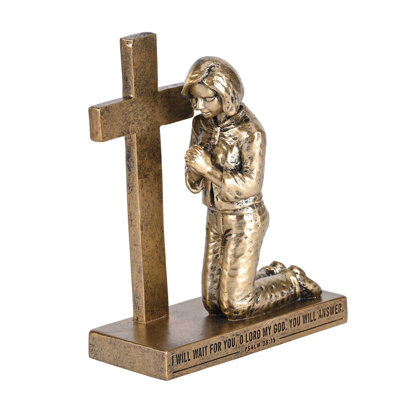 Called To Pray Cross Praying Woman 8H