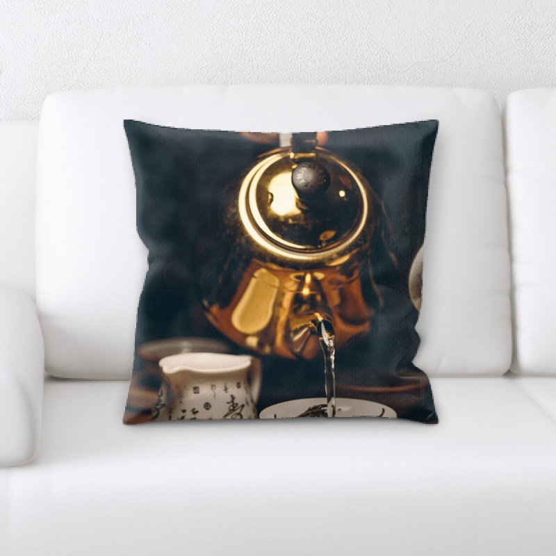 Coussin décoratif à boissons