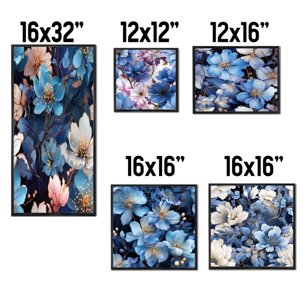 Lark Manor Fondulac - Floral Canvas Wall Art Set Of 5 - Wayfair Canada
