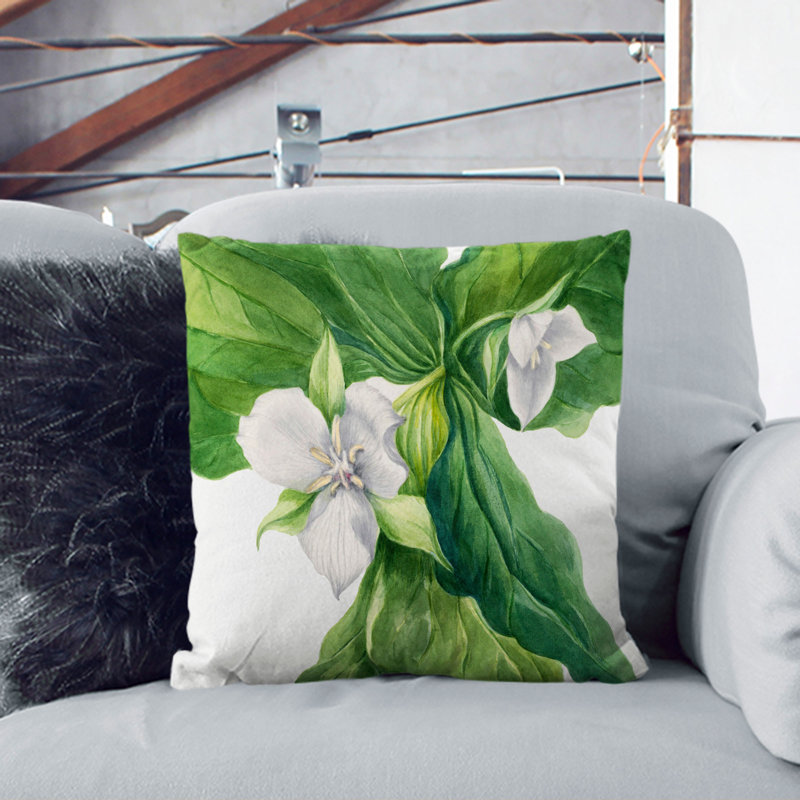 Wake-Robin Vol.1 Scatter Cushion, 40cm H x 40cm W x 15cm D