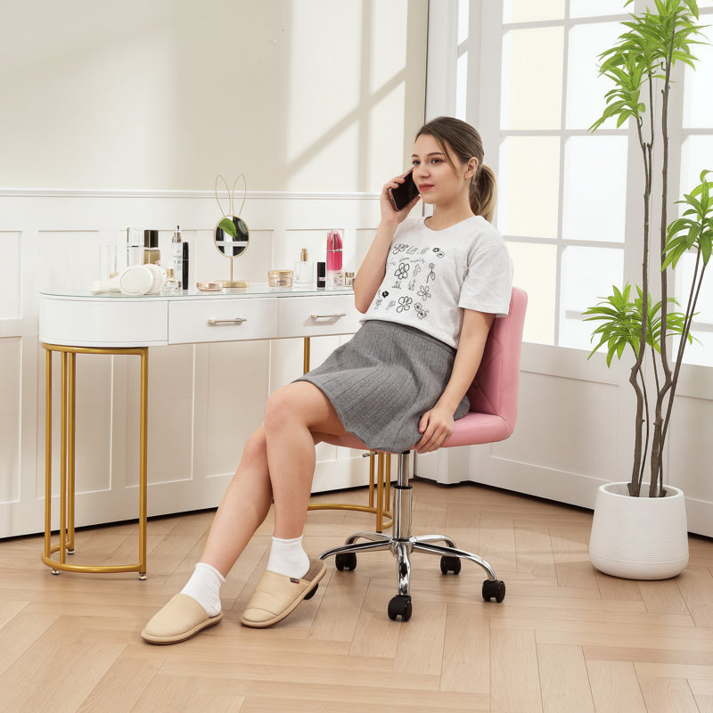 Office Chair, Pink