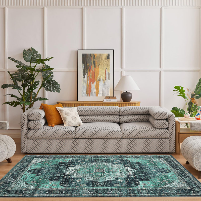 Rectangle Abstract Washable Area Rug, Rectangle 160 x 230 cm