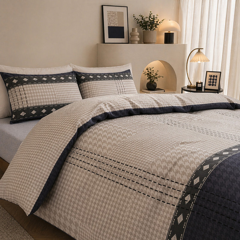 Cotton Duvet Cover Set, Double