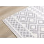 Tapis blanc / gris Kortana Collection-1843974289