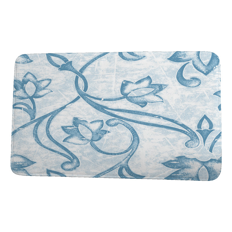 Tapis de bain Lowenthal, Bleu, l 34 po x L 21 po