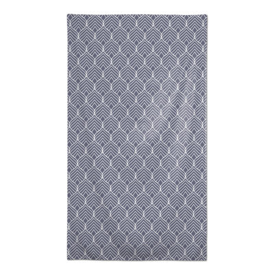 Geo Leaf Pattern Pink 3 Tablecloth