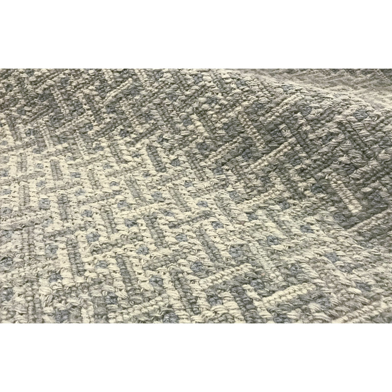 Hand-Knotted High-Quality Light Blue Area Rug