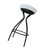 29'' Floral Print Counter Height Bar Stool With Footrest Set Of 2 Upholstered Round Barstools For Kitchen & Dining Room (Black & White Print)