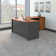 Series C L Shaped Desk with Mobile File Cabinet