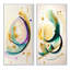 «Modern Purple Hint Spiral», 2 pièces sur toile-830411644-830411646