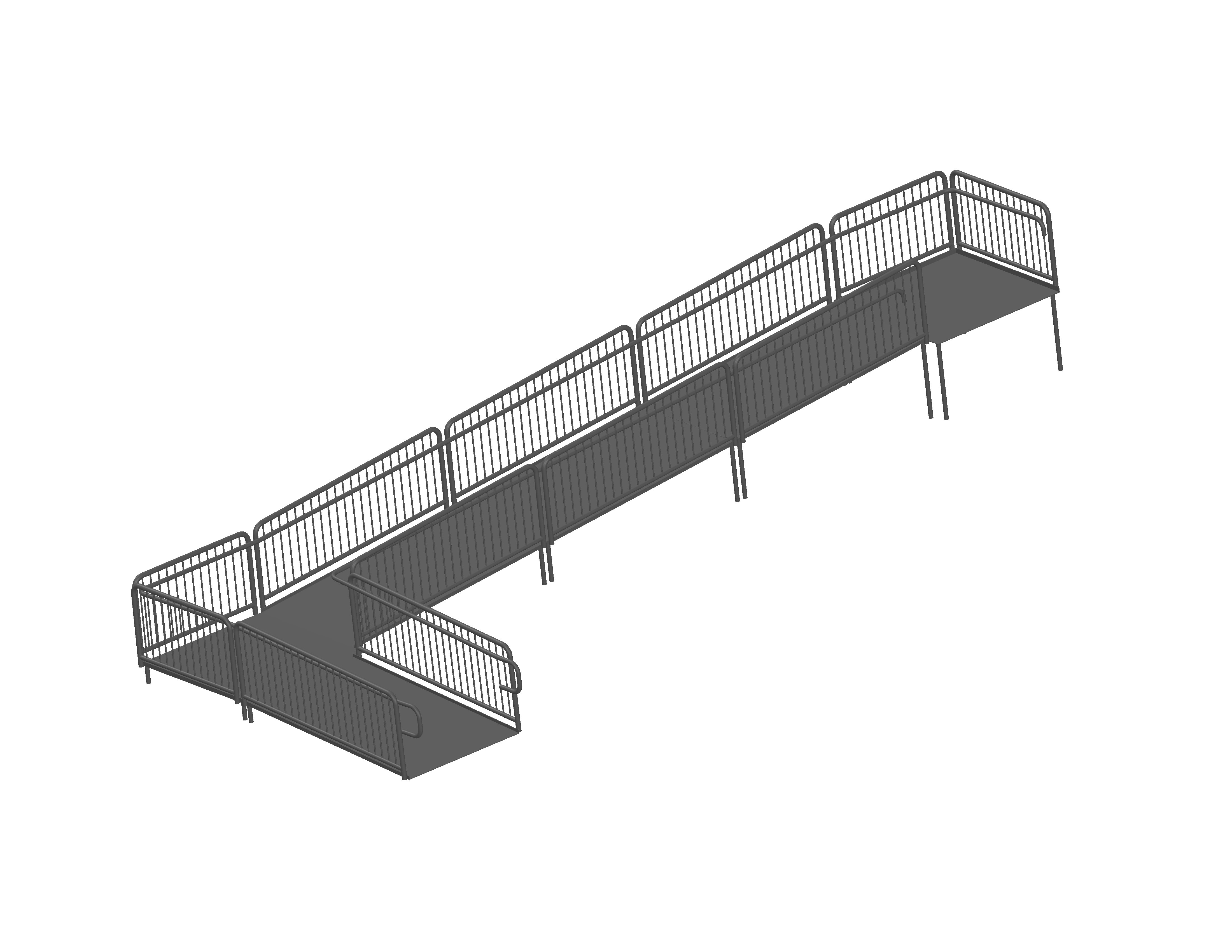 Package Ramping AmTab Manufacturing Corporation Stage Ramp 34' x 13', 32