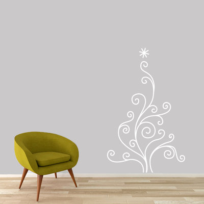 Décalcomanie murale arbre de noël Betances