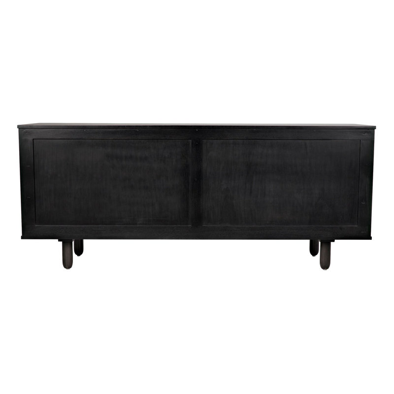 Brook Solid Wood Sideboard, Pale