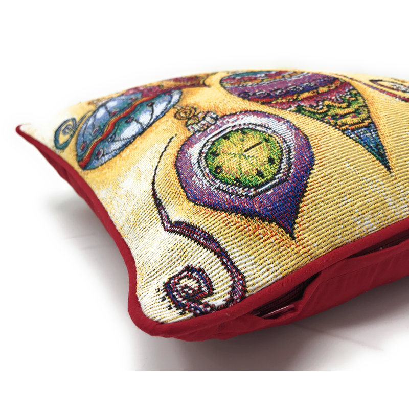 Cotton Blend Reversible Pillow Cover