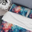 Ensemble de housse de couette bleu et rose-863912456
