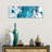 Tainted Blue - Wrapped Canvas Panoramic Print-397860784