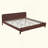 Rustic Platform Bed with Tall Headboard & Underbed Storage-1038577284-1038577285