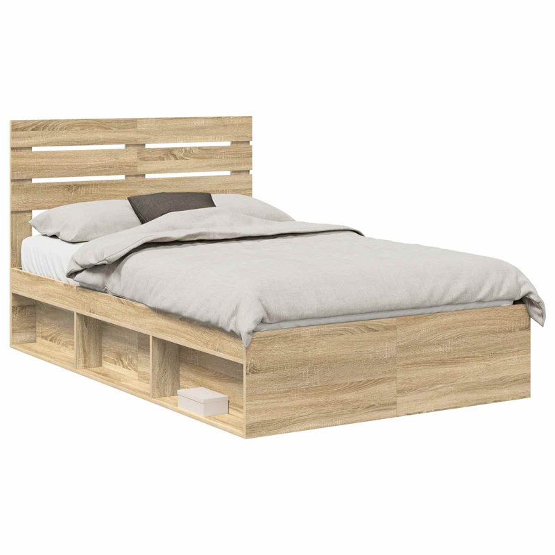 Solid Wood Bed, Small Double (4'), Sonoma