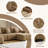 Boneless 140'' W 6-Piece U-Shaped Tufted Boucle Modular Sectional-1720218939