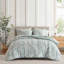 -Piece Twin XL Bedding Sets, Polyester Modern Green Comforter Set for Home