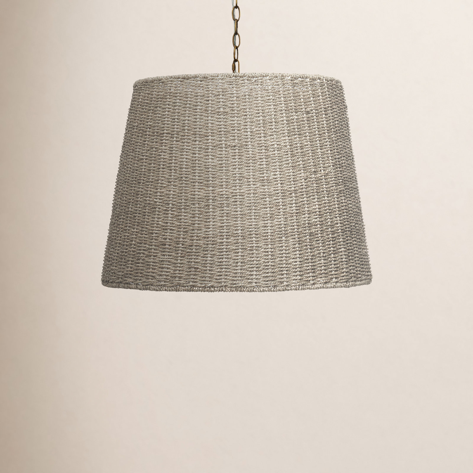 Priam 2 Light Seagrass Dimmable Pendant