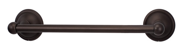 Stiner Double Wall Mounted Towel Bar, Chocolate Bronze