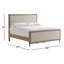 Lit standard tapissier en bois massif Batten-229710689-229709978