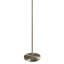 Lampe sur pied de 66 po de hauteur en métal, design rétro avec abat-jour noir et rouge