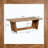 Industrial Conference Table with Rustic Finish
