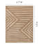 Tapis brun crème Fresno-102211052