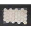 3 in. x 3 in. Honeycomb Polished Marble Tile