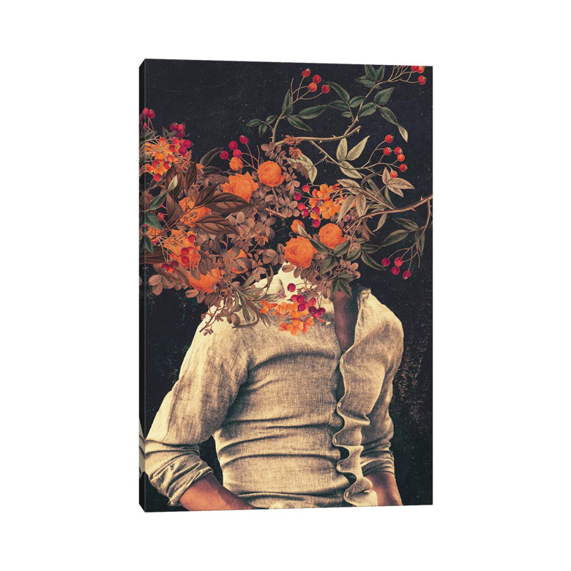«Roots» par Frank Moth - reproduction imprimée, H 40 po x l 26 po x P 1,5 po, Toile tendue, Pas de tapis
