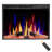 HAVATO Black Electric Fireplace with BTU 5100-240436998