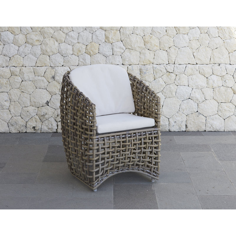 Dynasty Outdoor 7 - Piece Dining Set with Cushions, Canvas Canvas Sunbrella® Canvas, Kubu Mushroom