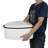 Ktaxon 1.3 GPF Round Comfort Height Chair Height Floor Mounted with Seat Included Toilet-55262744