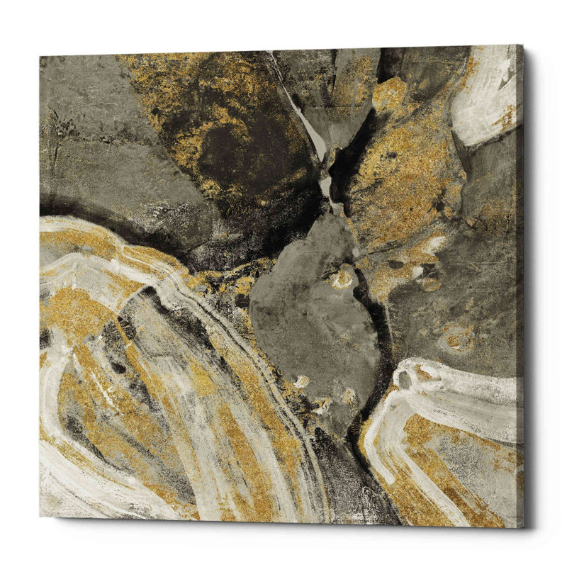 «Phoenix Neutral» par Albena Hristova, art mural sur toile, H 26 po x l 26 po x P 1,25 po
