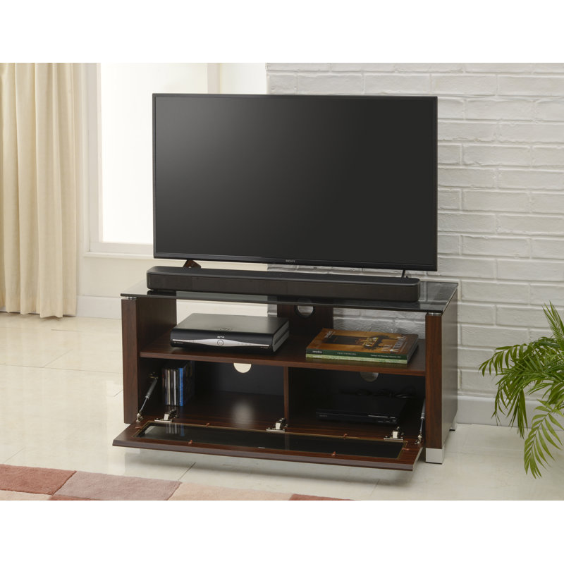 Unfinished TV Stand for TVs up to 55", Walnut