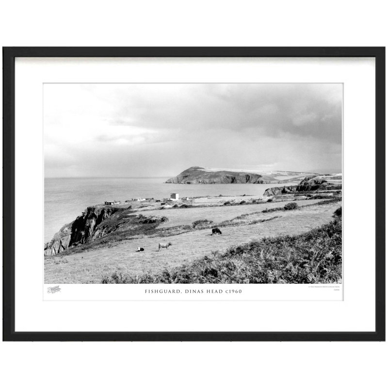 Fishguard, Dinas Head C1960 by Francis Frith - Single Picture Frame Print, 60cm H x 80cm W x 2.3cm D