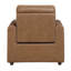 Ensemble de canapé inclinable électrique moderne brun 3 pièces avec canapé et causeuse USB Ports Zero