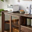 Buffet simple en bois de noyer noir-1225541292