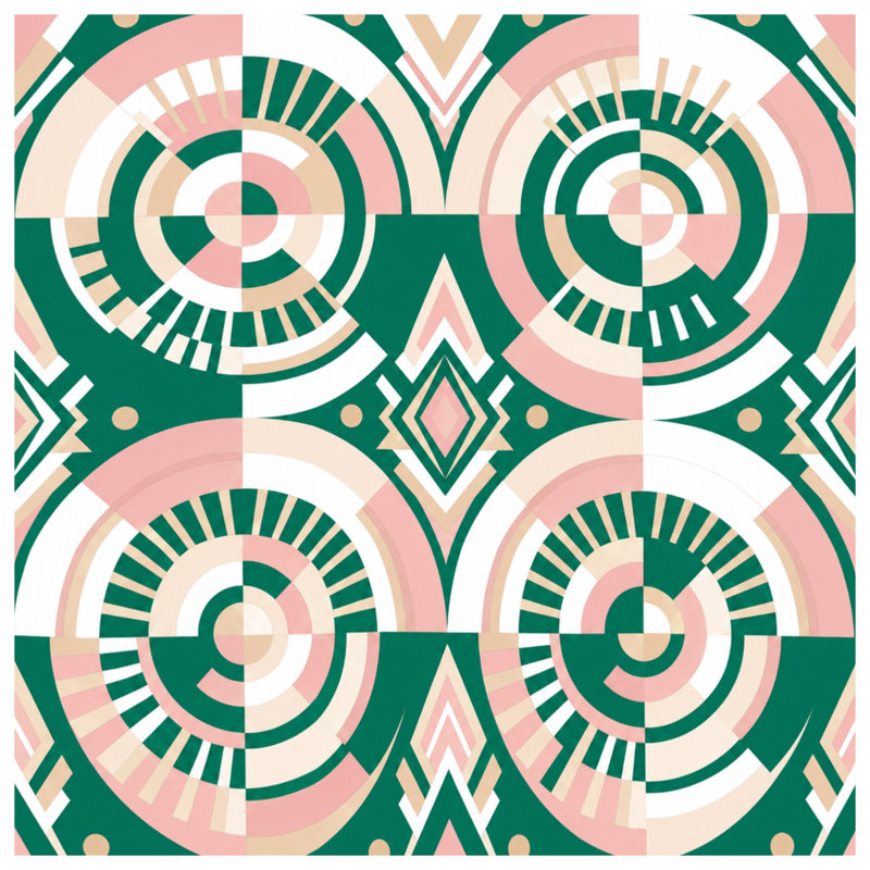 Housses de couette à motif géométrique circulaire, Twin