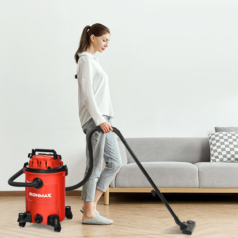 Costway Bagless Canister Vacuum, Red