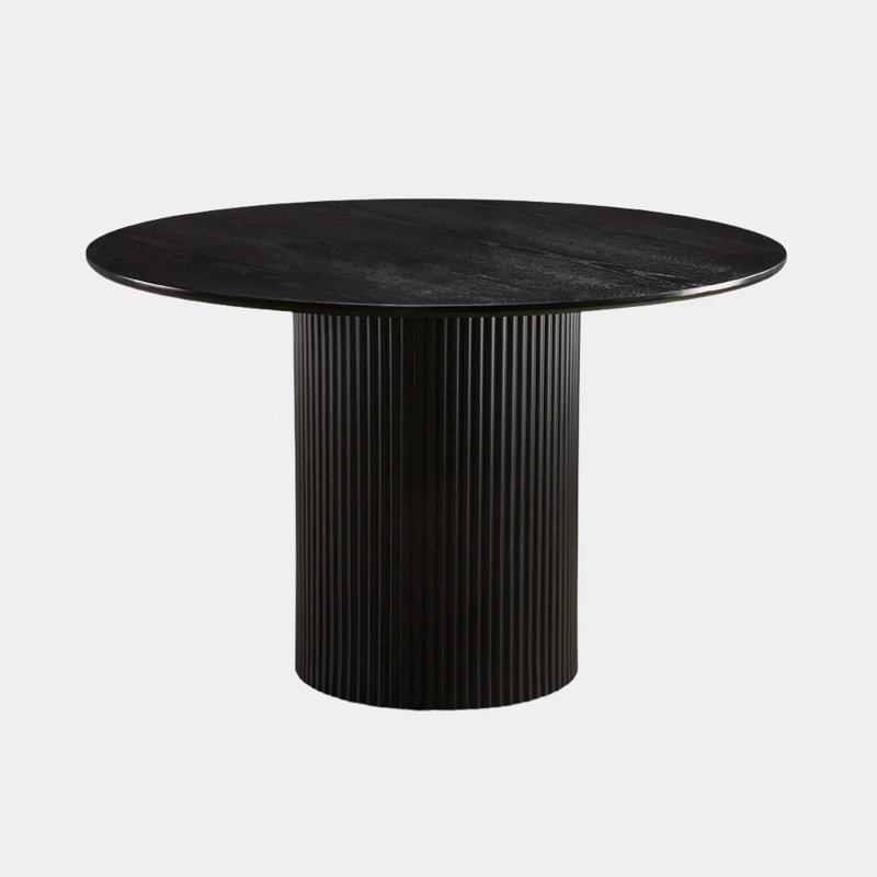 Table de salle à manger Rosolo, Noir